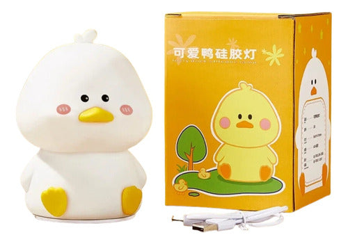 Lampara de silicona de patico