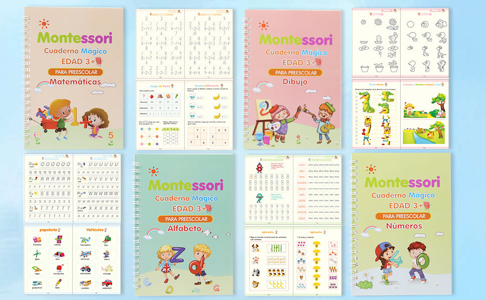 LIBROS CALIGRAFIA ESPAÑOL EN CAJA