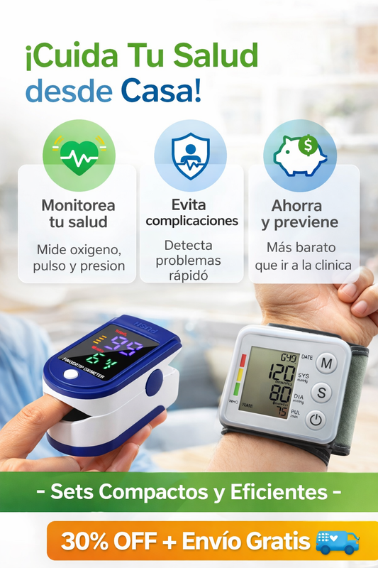 Combo Tensiometro + Oximetro