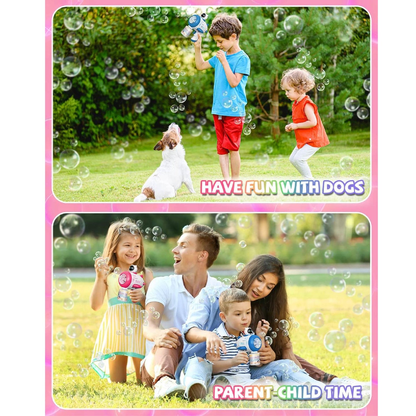 🚀 Pistola Espacial de Burbujas Automática!🚀