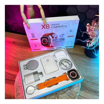 Reloj Smartwatch Ultra x 8 Accesorios (AirPods Serie 3, PowerBank)
