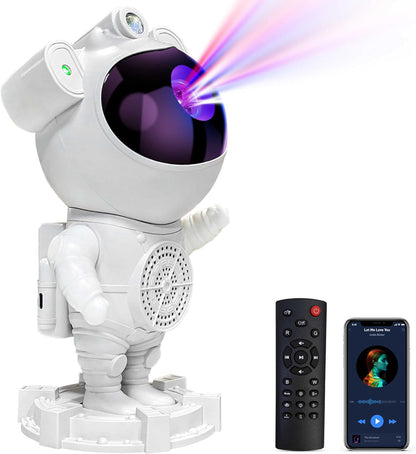Astronauta Proyector Bluetooth Parlante