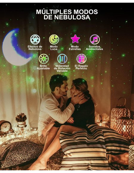 Astronauta Proyector Bluetooth Parlante