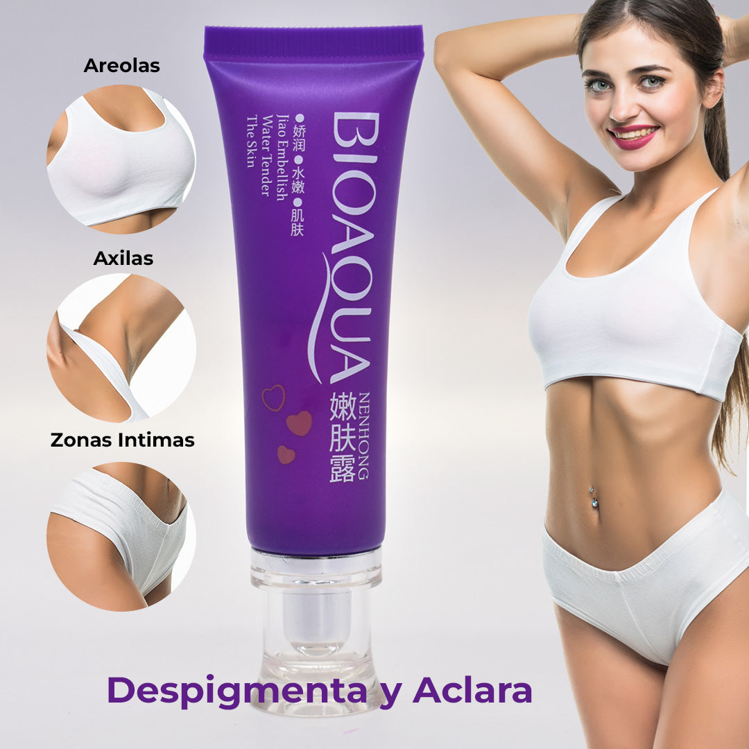 🌸 DESPIGMENTANTE DE ZONAS ÍNTIMAS - BIOAQUA 🌸