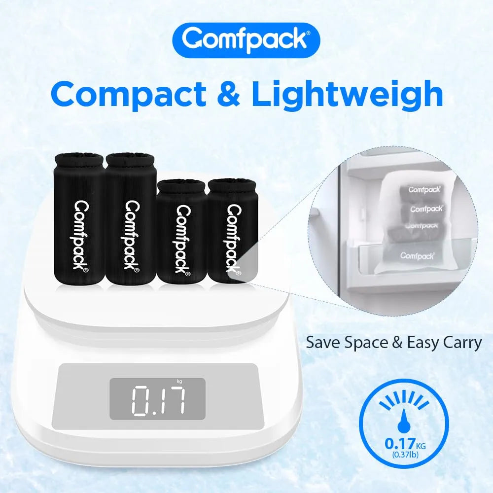 4 paquetes de hielo de gel para dedos,