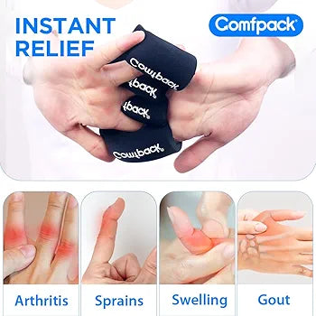 4 paquetes de hielo de gel para dedos,