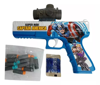 Juguete Pistola 2 En 1 Hidrogel y Dardos