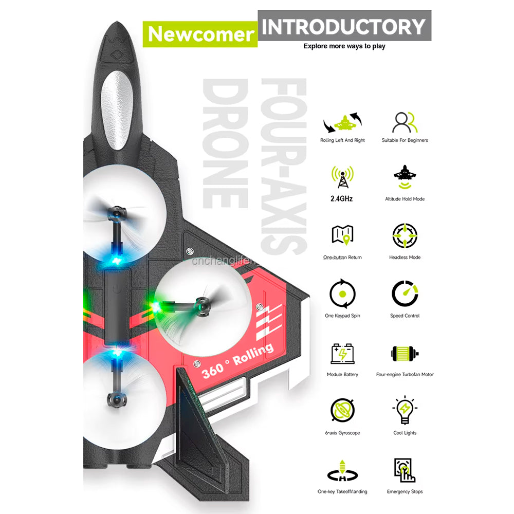 Avion Drone Manilla Camara Doble Bateria