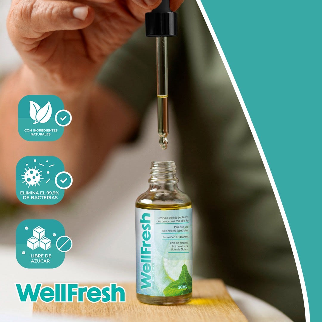 WELLFRESH ELIMINA EL MAL ALIENTO (COMBO X2 UNIDADES)