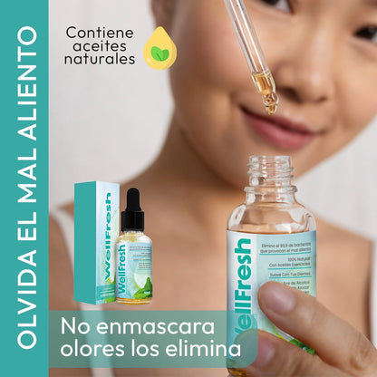 WELLFRESH ELIMINA EL MAL ALIENTO (COMBO X2 UNIDADES)