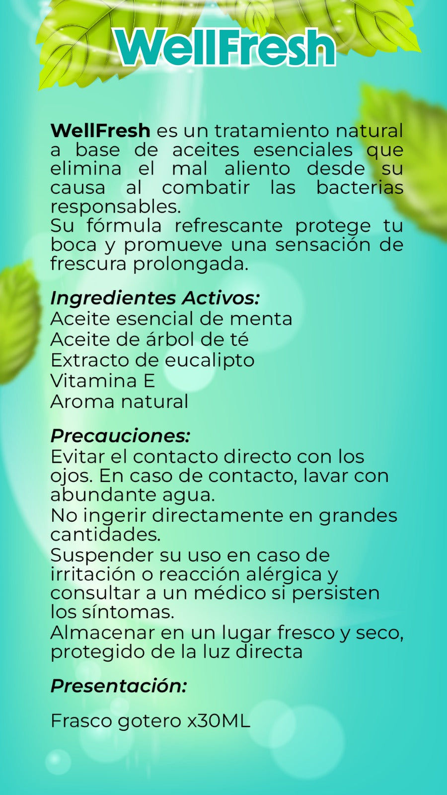 WELLFRESH ELIMINA EL MAL ALIENTO (COMBO X2 UNIDADES)