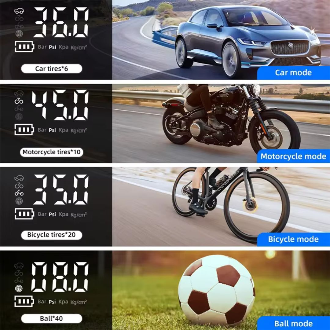 INFLADOR 3 EN 1 DIGITAL - POWER BANK