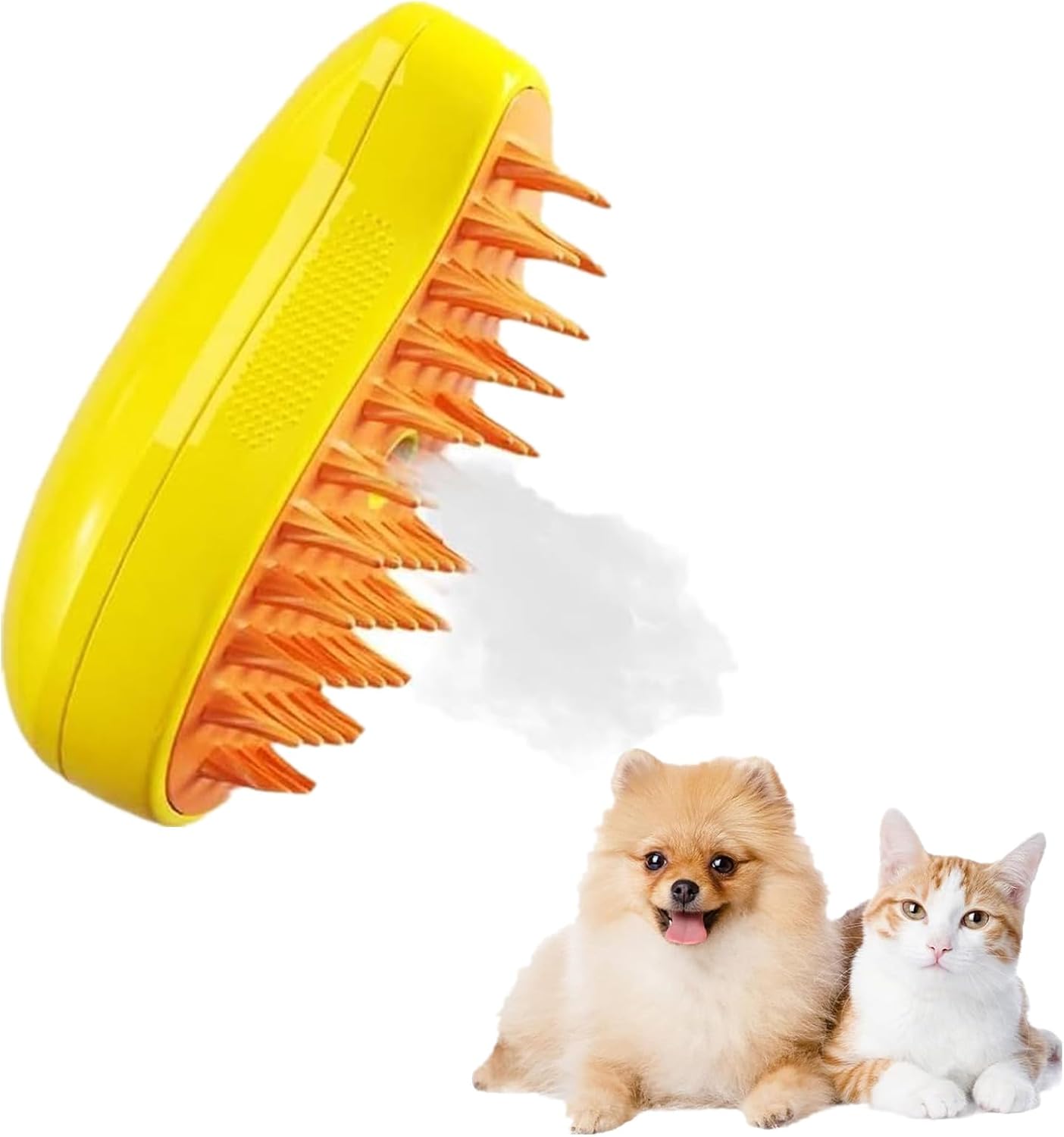 Cepillo de Mascotas con Vapor 3 en 1