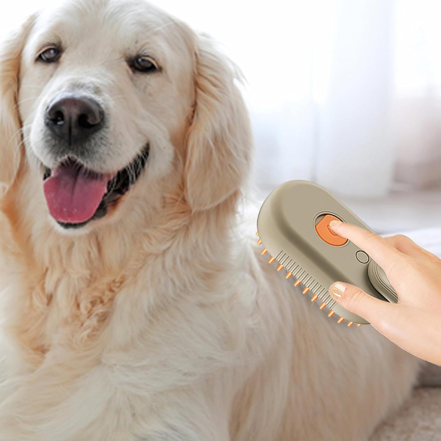 Cepillo Para Mascotas Con Vapor