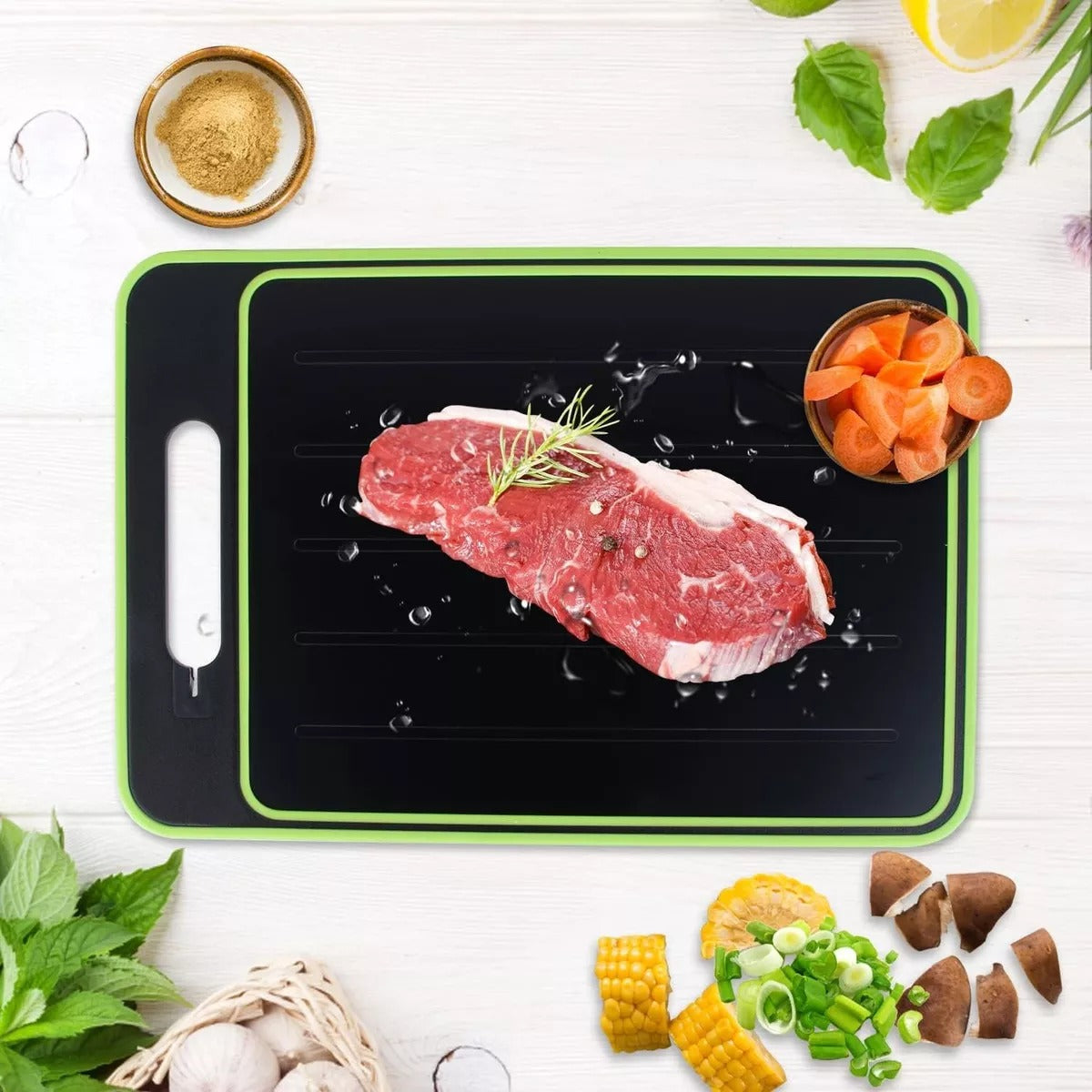 Tabla De Picar Y Descongelación 4 En 1