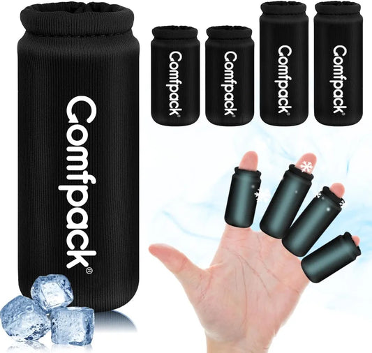 4 paquetes de hielo de gel para dedos,