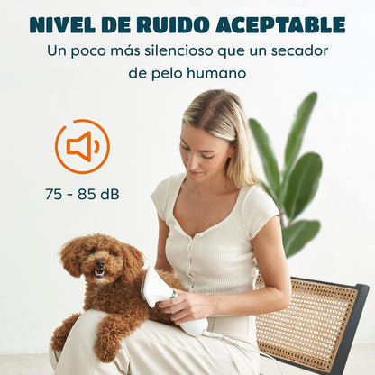 Cepillo secador 2 en 1 para mascotas