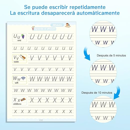 LIBROS CALIGRAFIA ESPAÑOL EN CAJA