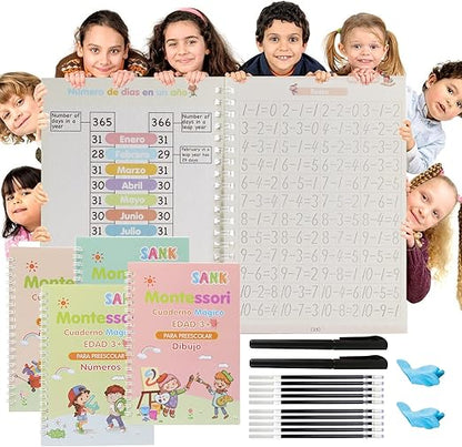 LIBROS CALIGRAFIA ESPAÑOL EN CAJA