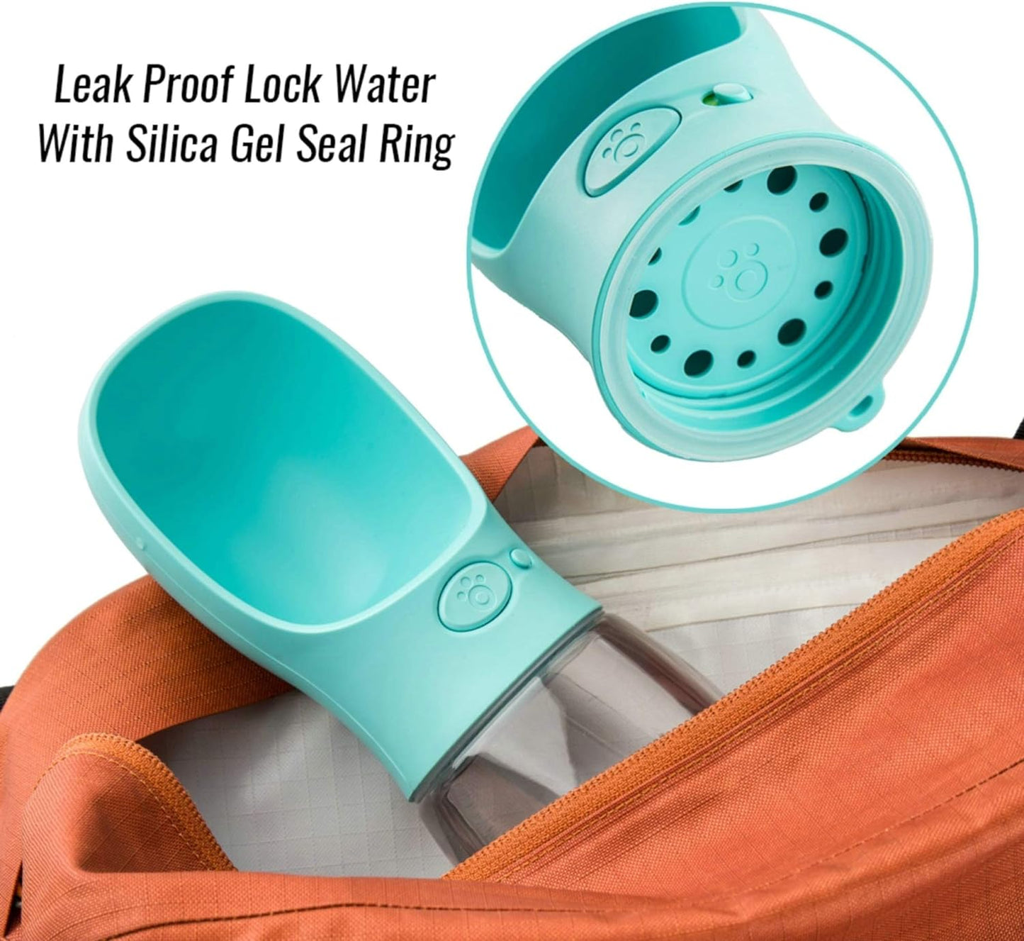 Bebedero Termo Mascotas Portátil Fácil