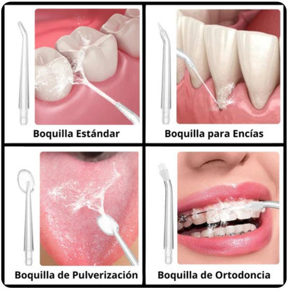 Irrigador Oral Recargable 4 BOQUILLAS