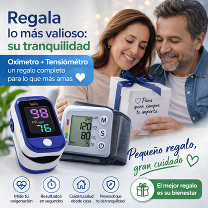 Combo Tensiometro + Oximetro