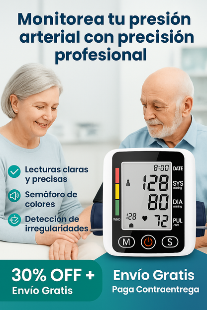 Tensiómetro Digital de Brazo - Altavoz en Español