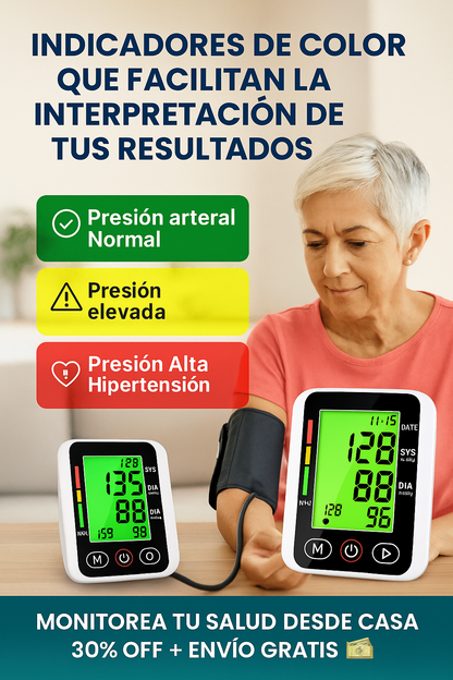 Tensiómetro Digital de Brazo - Altavoz en Español