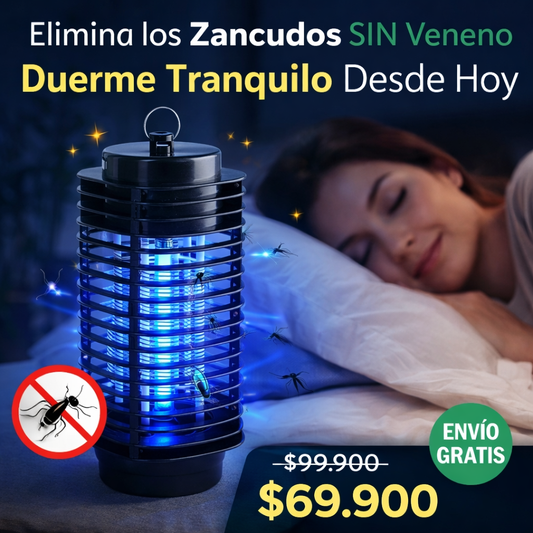 Lámpara Anti Zancudos UV | Duerme sin Mosquitos desde Hoy