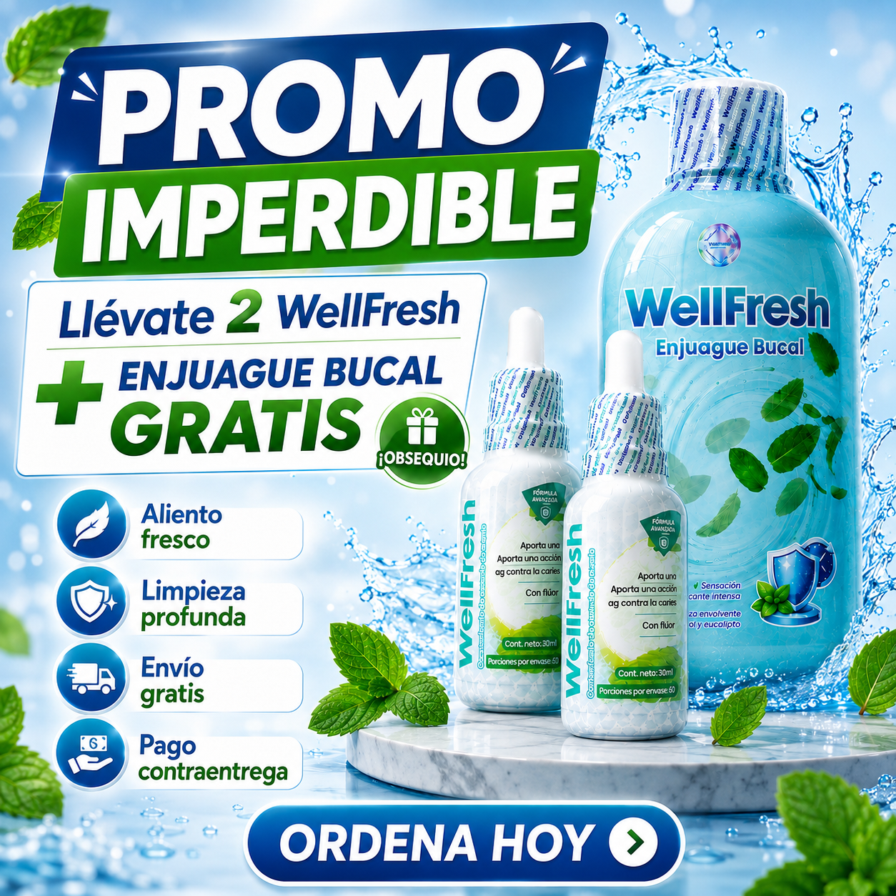 Limpieza Bucal Profunda Wellfresh x3