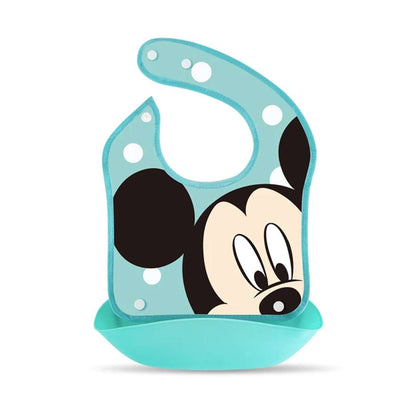 Babero Bebe Disney Bolsillo Silicona