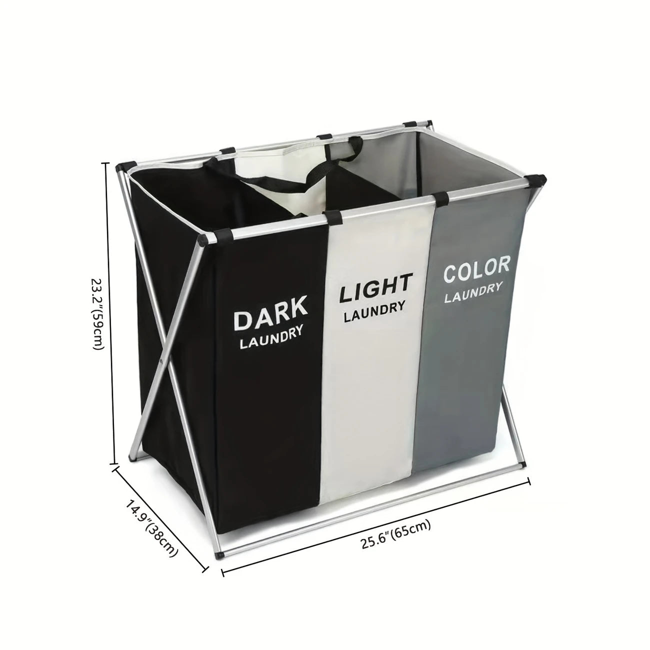Cesto Triple Plegable Para Ropa Sucia 30% DE DESCUENTO