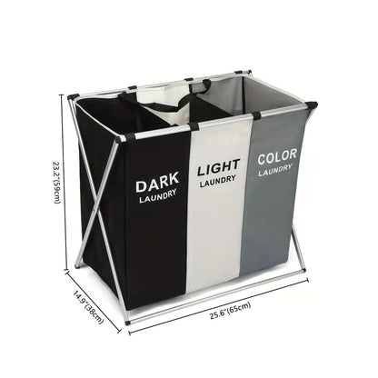 Cesto Triple Plegable Para Ropa Sucia 30% DE DESCUENTO